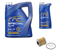 Febi BILSTEIN Filtro Olio 6L mannol Special Plus 10W-30 per BMW 3er Cabriolet