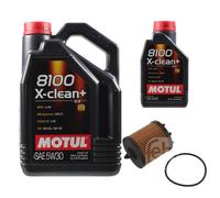 FEBI BILSTEIN Filtro Olio 6L Motul 8100 X-Clean+ 5W30 Per Saab 9-3 YS3F 2.0 T