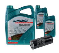 FEBI BILSTEIN Filtro Olio 7L ADDINOL SUPER LIGHT 0540 Per Audi A6 Avant 4B C5 S6