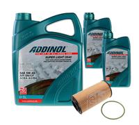 FEBI BILSTEIN Filtro Olio 7L ADDINOL SUPER LIGHT 0540 Per Volvo V70 II SW 2.4 D5
