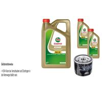 Febi BILSTEIN Filtro Olio 7L castrol edge 5W-30 M per Lancia Y 840A 1.2 Lybra