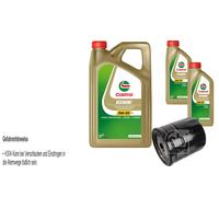 FEBI BILSTEIN Filtro Olio 7L CASTROL EDGE 5W-30 Per Saab 9-5 YS3E 2.0 T 2.3