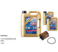FEBI BILSTEIN Filtro Olio 7L Liqui Moly 5W30 Longlife3 Per Saab 9-3 YS3F 2.0 T