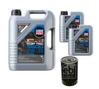 FEBI BILSTEIN Filtro Olio 7L Liqui Moly Top Tec 4600 5W-30 Per VW Golf IV