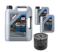 FEBI BILSTEIN Filtro Olio 7L Liqui Moly Top Tec 4600 5W-30 Per VW Lupo 6X1 6E1