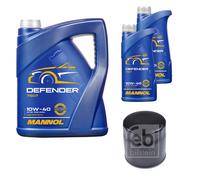 FEBI BILSTEIN Filtro Olio 7L MANNOL Defender 10W-40 Per Peugeot Boxer Kasten