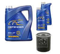 FEBI BILSTEIN Filtro Olio 7L MANNOL Defender 10W-40 Per Toyota Corolla Compact