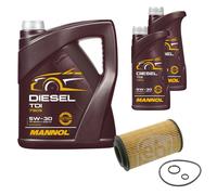 Febi BILSTEIN Filtro Olio 7L mannol Diesel Tdi 5W-30 per Honda Cr-V Re 2.2i-CTDI