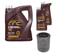 Febi BILSTEIN Filtro Olio 7L mannol Diesel Tdi 5W-30 per Peugeot Boxer Box 244