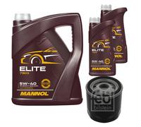 Febi BILSTEIN Filtro Olio 7L mannol Elite 5W-40 per Alfa Romeo Ragno 939 3.2 JTS