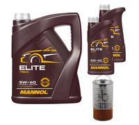FEBI BILSTEIN Filtro Olio 7L MANNOL Elite 5W-40 Per Mercedes-Benz E-Class W210