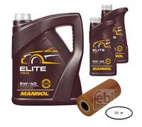 Febi BILSTEIN Filtro Olio 7L mannol Elite 5W-40 per Mercedes-Benz W210