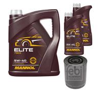 FEBI BILSTEIN Filtro Olio 7L MANNOL Elite 5W-40 Per Renault Master II Furgone FD