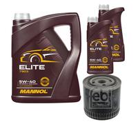 FEBI BILSTEIN Filtro Olio 7L MANNOL Elite 5W-40 Per VW Lupo 6X1 6E1 1.7 SDI