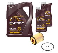 FEBI BILSTEIN Filtro Olio 7L MANNOL Energy 5W-30 Per Mazda 6 Hatchback GG 2.0