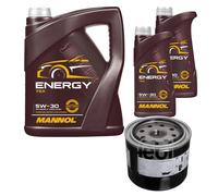 FEBI BILSTEIN Filtro Olio 7L MANNOL Energy 5W-30 Per Nissan Micra IV K13 1.2