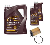 Febi BILSTEIN Filtro Olio 7L mannol Energy Combi Ll 5W-30 per Ford Fuoco Torneo