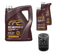 FEBI BILSTEIN Filtro Olio 7L MANNOL Energy Combi LL 5W-30 Per VW Passat Variant