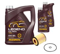 FEBI BILSTEIN Filtro Olio 7L MANNOL Legend Ultra 0W-20 Per Mazda 6 Kombi GH 2.5