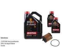 FEBI BILSTEIN Filtro Olio 7L Motul 8100 X-Clean+ 5W30 Per Saab 9-3 YS3F 2.0 T