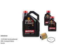 Febi BILSTEIN Filtro Olio 7L Motul 8100 x-Pulire+5W30 per BMW 3er Cabriolet E30