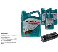 FEBI BILSTEIN Filtro Olio 8L ADDINOL GIGA LIGHT MV 0530 LL Per Audi A6 Avant 4B