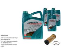 FEBI BILSTEIN Filtro Olio 8L ADDINOL GIGA LIGHT MV 0530 LL Per Mercedes-Benz