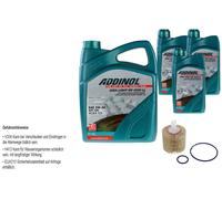 FEBI BILSTEIN Filtro Olio 8L ADDINOL GIGA LIGHT MV 0530 LL Per Toyota RAV 4 IV