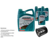 Febi BILSTEIN Filtro Olio 8L Addinol Giga Luce Mv 0530 Ll per Saab 9-3 YS3D 2.0i