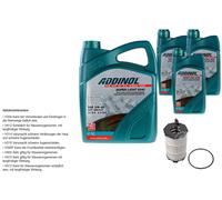 FEBI BILSTEIN Filtro Olio 8L ADDINOL SUPER LIGHT 0540 Per Audi A5 8T3 S5 Quattro