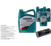 FEBI BILSTEIN Filtro Olio 8L ADDINOL SUPER LIGHT 0540 Per Audi A6 Avant 4B C5 S6