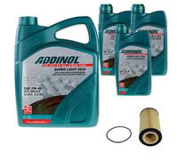 FEBI BILSTEIN Filtro Olio 8L ADDINOL SUPER LIGHT 0540 Per Audi A8 4E_ 6.0 W12