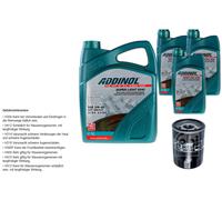 FEBI BILSTEIN Filtro Olio 8L ADDINOL SUPER LIGHT 0540 Per Jaguar XK Cabriolet