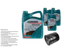 FEBI BILSTEIN Filtro Olio 8L ADDINOL SUPER LIGHT 0540 Per Saab 9-3 YS3D 2.0I 2.0