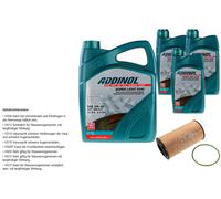 FEBI BILSTEIN Filtro Olio 8L ADDINOL SUPER LIGHT 0540 Per Volvo V70 II SW 2.4 D5