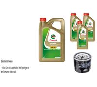 Febi BILSTEIN Filtro Olio 8L castrol edge 5W-30 M per Lancia Y 840A 1.2 Lybra