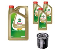 FEBI BILSTEIN Filtro Olio 8L CASTROL EDGE 5W-30 Per Lancia Y 840A 1.2 Lybra