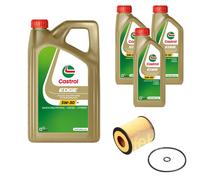 FEBI BILSTEIN Filtro Olio 8L CASTROL EDGE 5W-30 Per Mazda 6 Hatchback GG 2.0 1.8