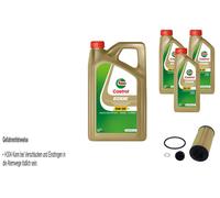 FEBI BILSTEIN Filtro Olio 8L CASTROL EDGE 5W-30 Per MINI Mini F56 One F55 Cooper