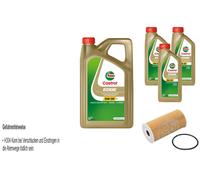 FEBI BILSTEIN Filtro Olio 8L CASTROL EDGE 5W-30 Per Nissan NP300 Navara Pick-Up