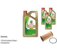 FEBI BILSTEIN Filtro Olio 8L CASTROL EDGE 5W-30 Per Nissan Qashqai +2 I J10
