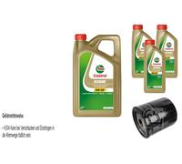 FEBI BILSTEIN Filtro Olio 8L CASTROL EDGE 5W-30 Per Saab 9-5 YS3E 2.0 T 2.3