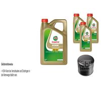 FEBI BILSTEIN Filtro Olio 8L CASTROL EDGE 5W-30 Per Toyota Corolla Liftback