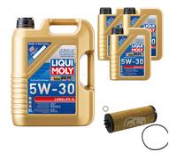 FEBI BILSTEIN Filtro Olio 8L Liqui Moly 5W30 Longlife3 Per Audi Allroad 4BH C5