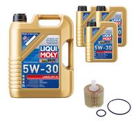 FEBI BILSTEIN Filtro Olio 8L Liqui Moly 5W30 Longlife3 Per Toyota RAV 4 IV _A4_