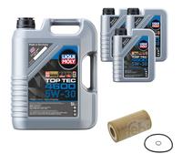 Febi BILSTEIN Filtro Olio 8L Liqui Moly Top Tec 4600 5W-30 per BMW 3er Tour E46
