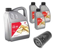 FEBI BILSTEIN Filtro Olio 8L Longlife 5W-30 Per Hyundai Santa Fé II CM 2.2 CRDi