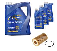 FEBI BILSTEIN Filtro Olio 8L MANNOL Classic 10W-40 Per Audi A5 Cabriolet 8F7 S5
