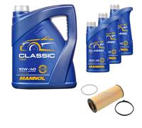 FEBI BILSTEIN Filtro Olio 8L MANNOL Classic 10W-40 Per Audi A6 4F2 C6 2.4