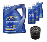 FEBI BILSTEIN Filtro Olio 8L MANNOL Defender 10W-40 Per Alfa Romeo Spider 916S